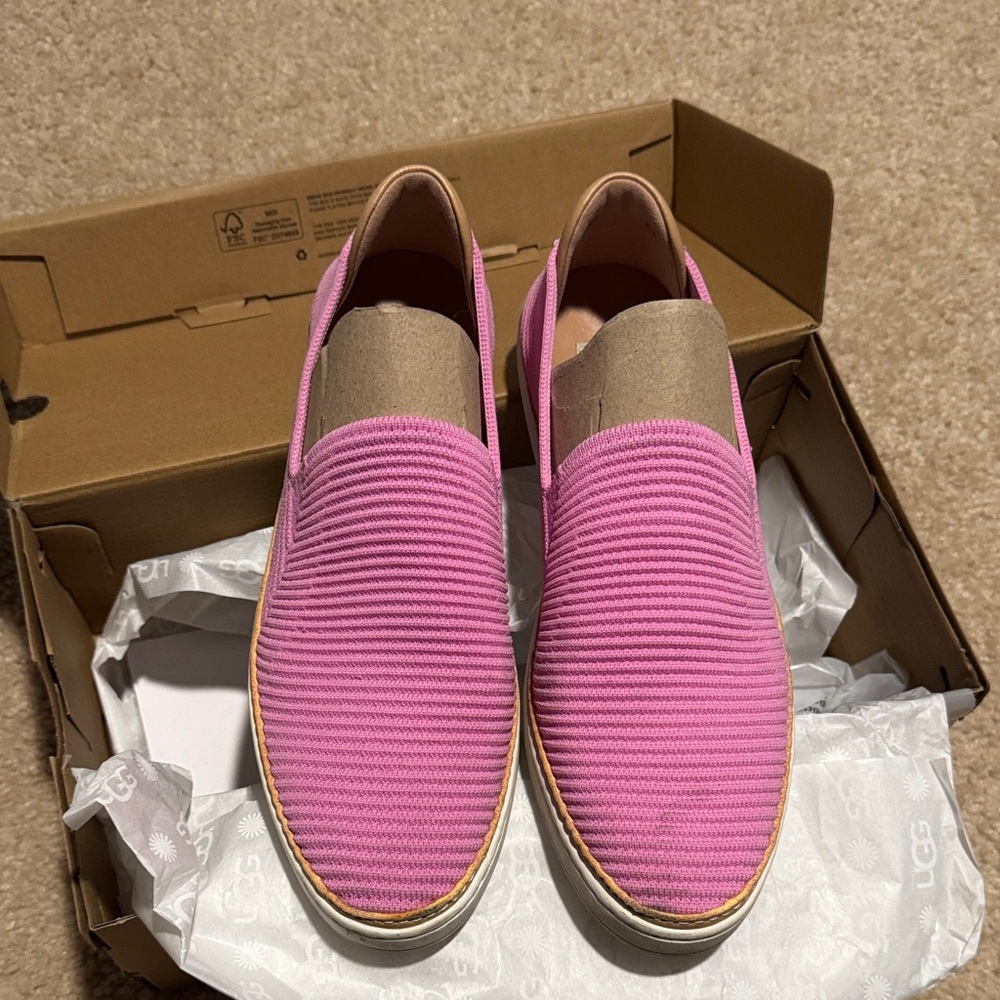 UGG Pink Slip-On Shoes size 9 Sammy